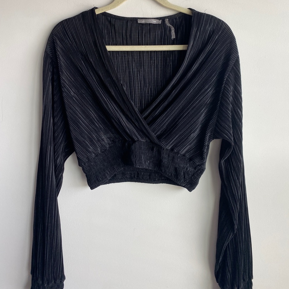 Urban Outfitters cropped silk top